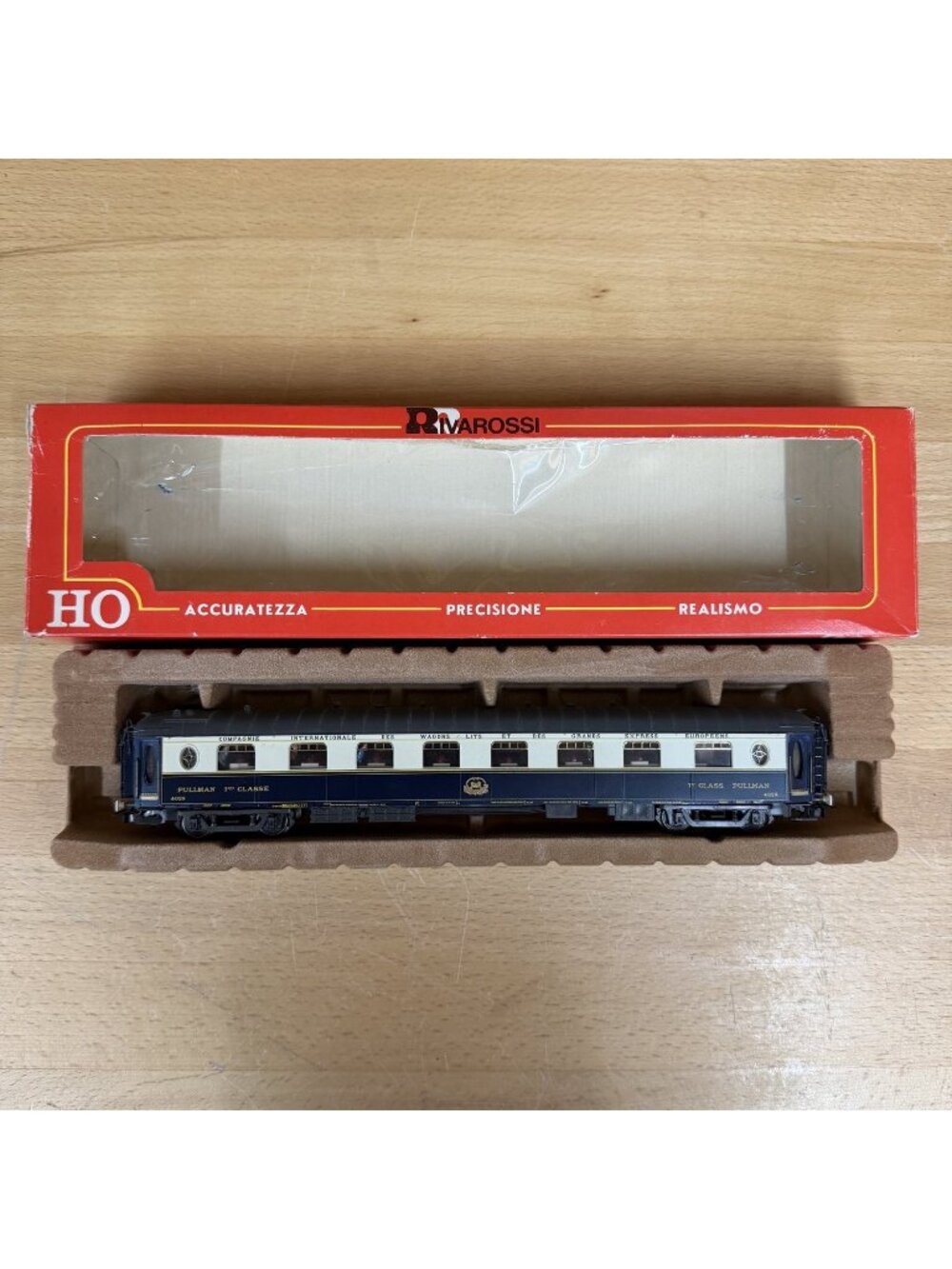 Vintage Rivarossi 2586 HO Scale Pullman 1st Class Car 4029 Ciwl Orient Express